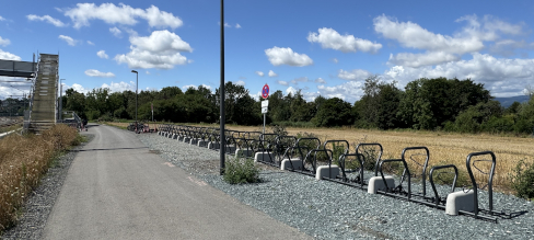Abstellplätze am Bahnhof Berkehrsheim