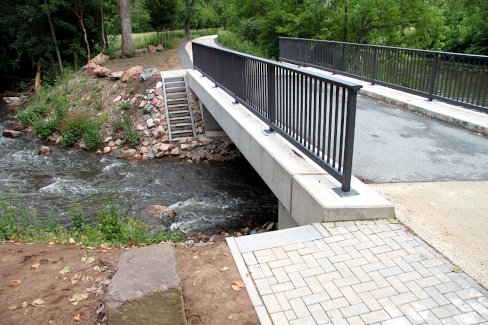 Altarm Rücklauf neue Brücke