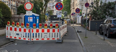 Baustelle Radverkehr kann passieren
