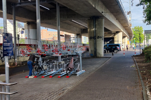 Neue Abstellanlage am Westbahnhof