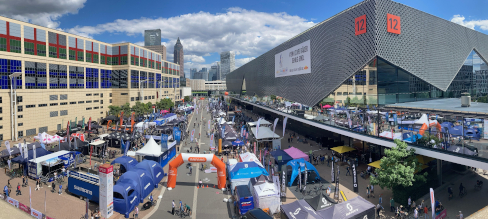 Eurobike - Panorama des Messegeländes