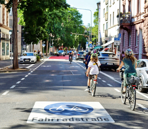 Fahrradstraße Grüneburgweg