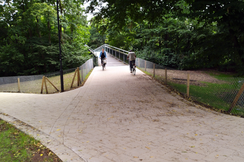Brücke mit Radverkehr